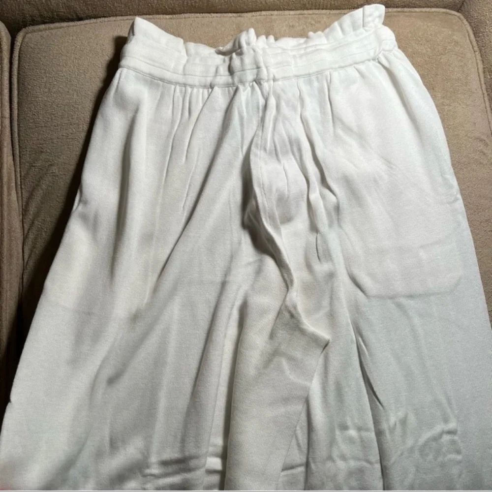 NWT Lunya Cozy cotton silk relaxed ankle pant sincere white size XS S - Picture 4 of 6